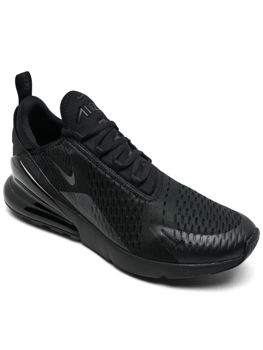 Мужские повседневные кроссовки Air Max 270 от Finish Line Nike — изображение 8 из 8, белый черный