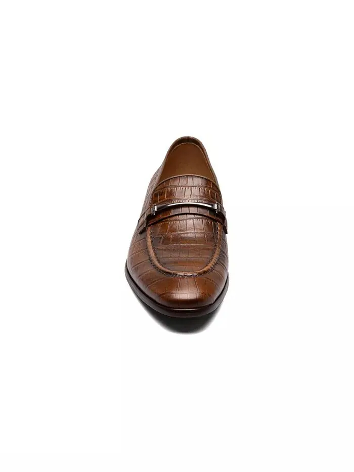 Мужские мокасины Ferdinand Moc Toe Slip On Stacy Adams — изображение 4 из 7, коричневый