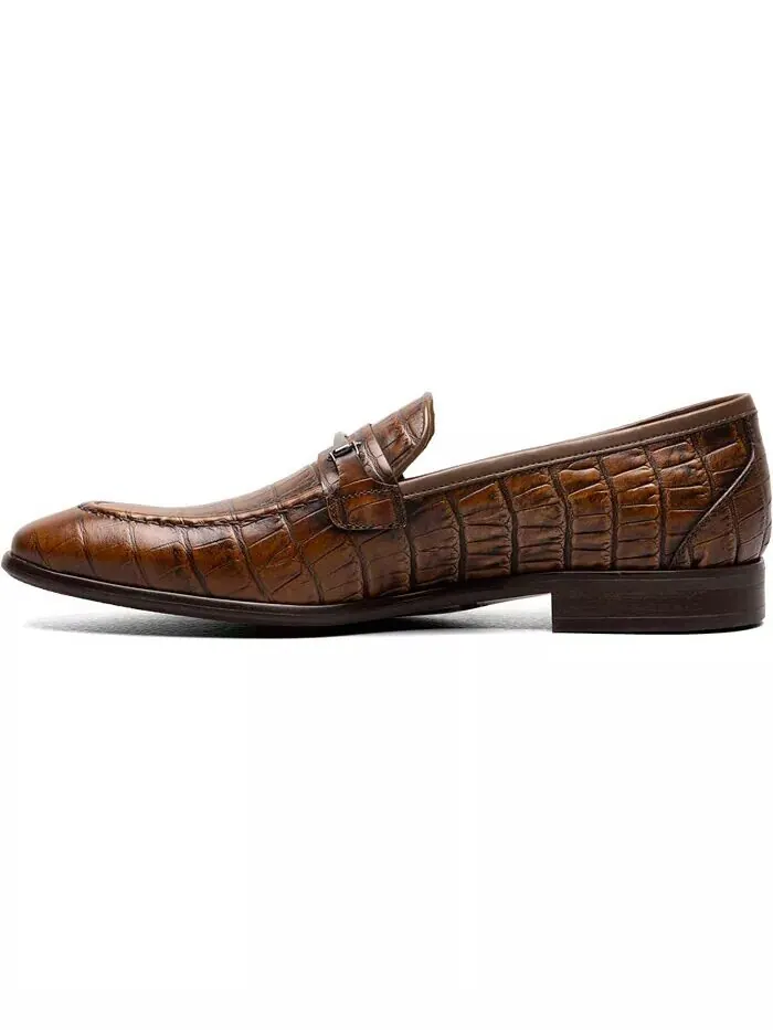 Мужские мокасины Ferdinand Moc Toe Slip On Stacy Adams — изображение 7 из 7, коричневый