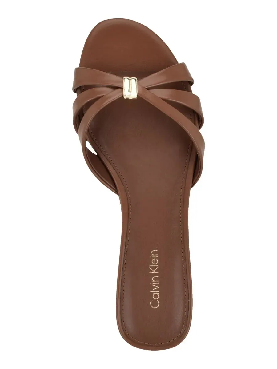 Шлепанцы женские Calvin Klein Petula — изображение 4 из 5, коричневый