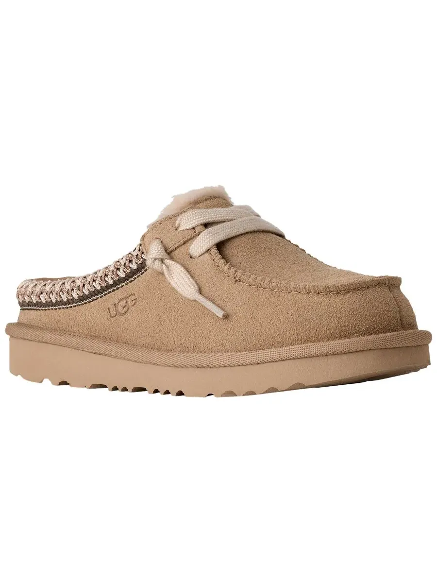 Детские сабо Tasman Mule с круглым носком UGG — изображение 1 из 7, бежевый