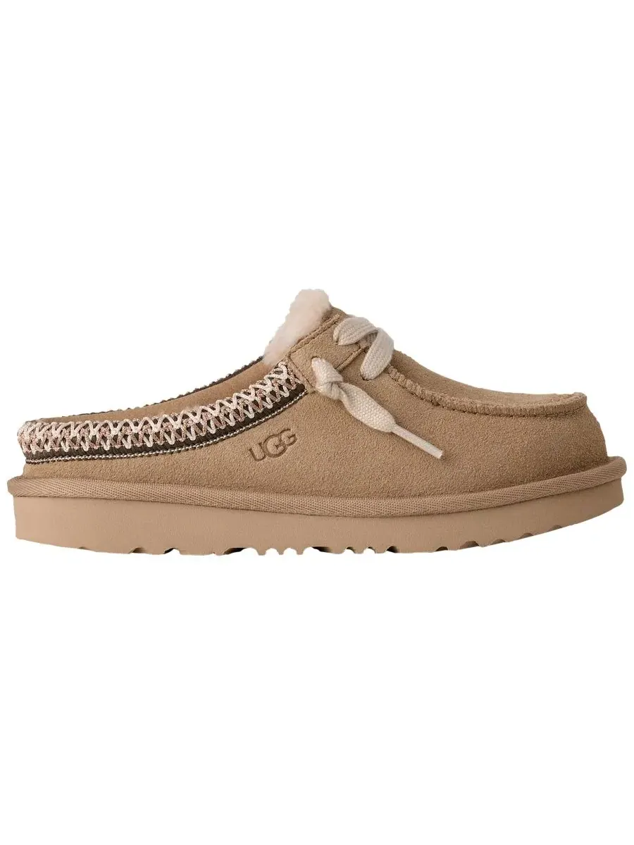 Детские сабо Tasman Mule с круглым носком UGG — изображение 2 из 7, бежевый