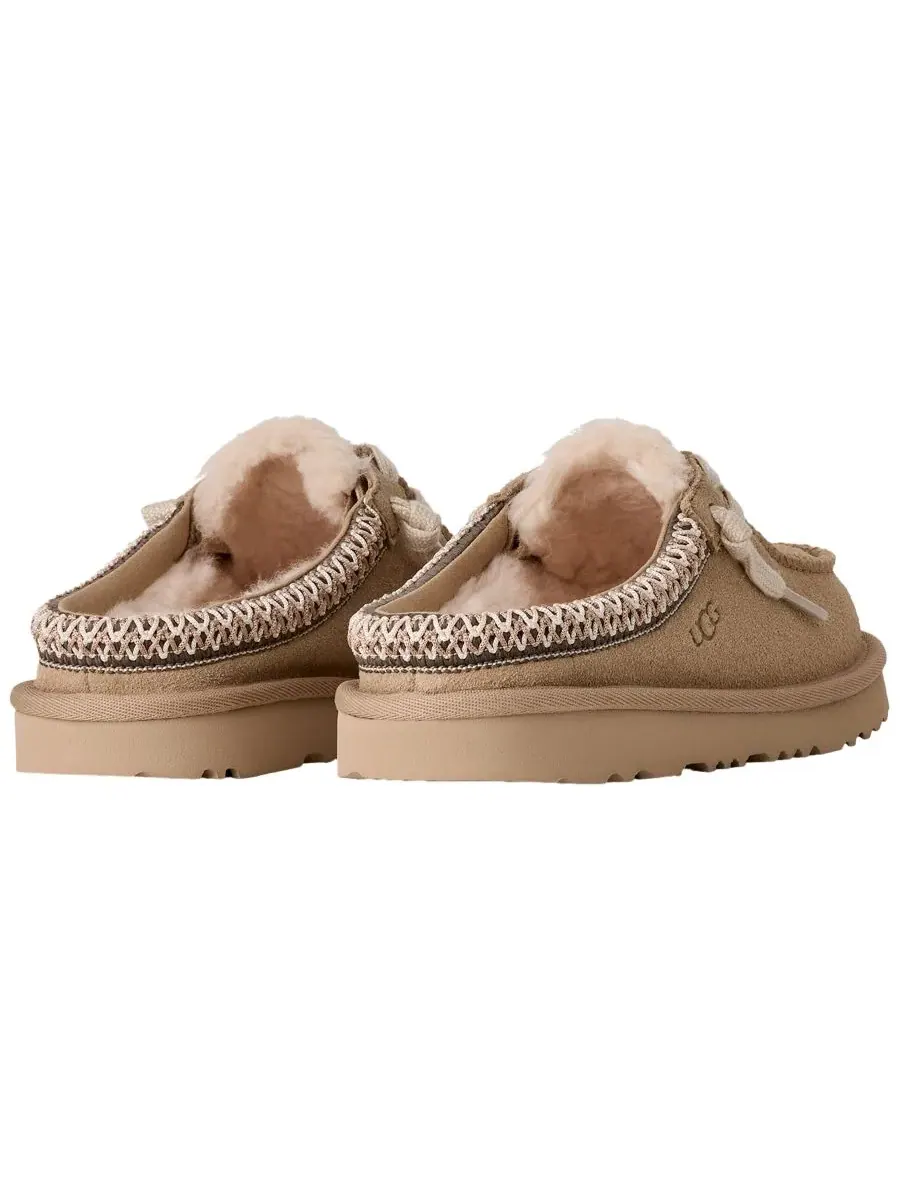 Детские сабо Tasman Mule с круглым носком UGG — изображение 3 из 7, бежевый