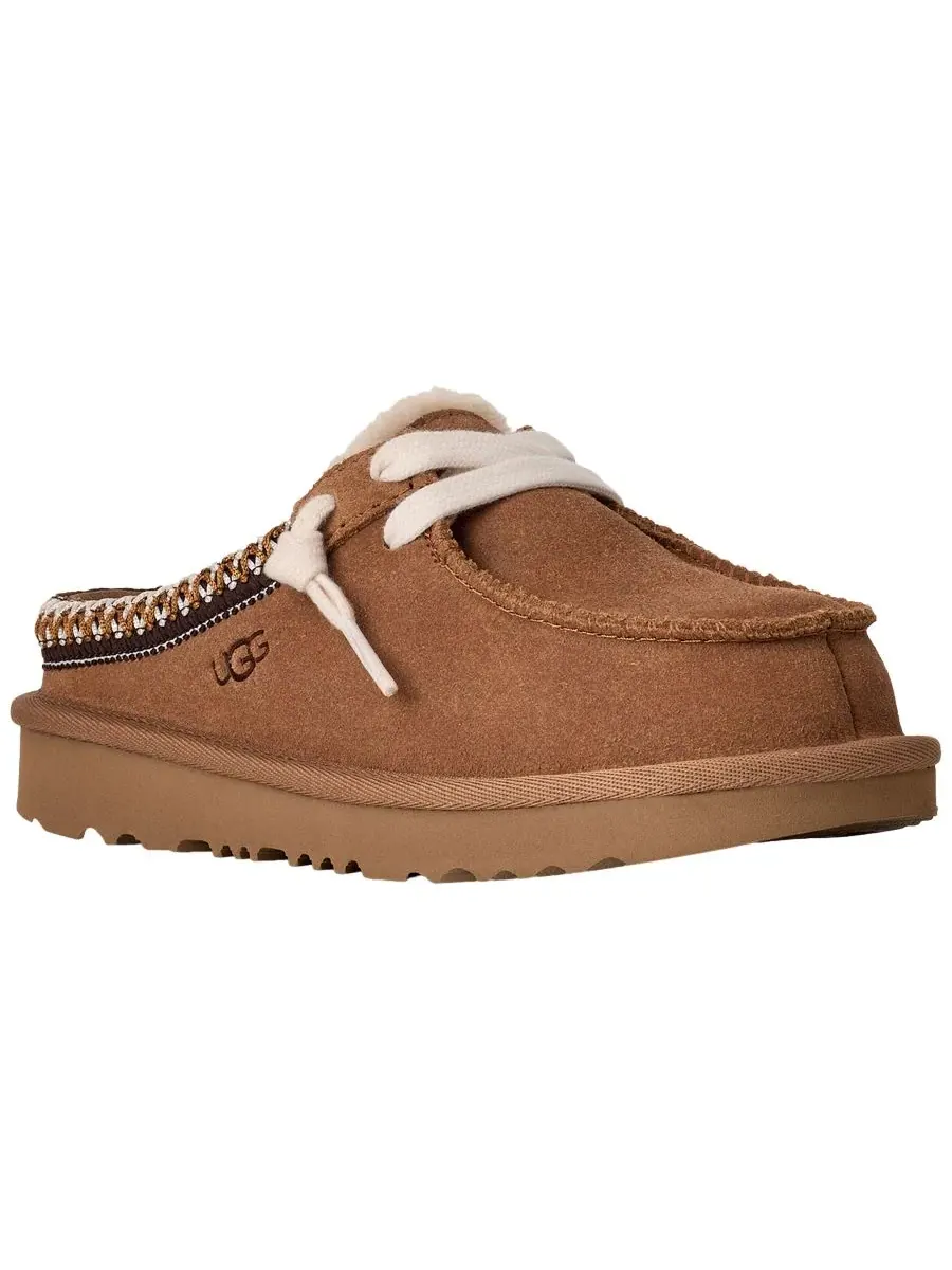 Детские сабо Tasman Mule с круглым носком UGG — изображение 1 из 7, орех