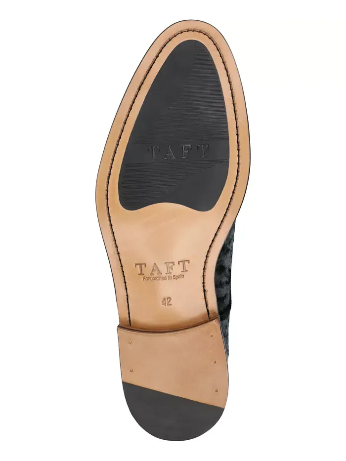 Мужские туфли Jack Handcrafted Leather, Velvet and Wool Taft — изображение 5 из 5, черный