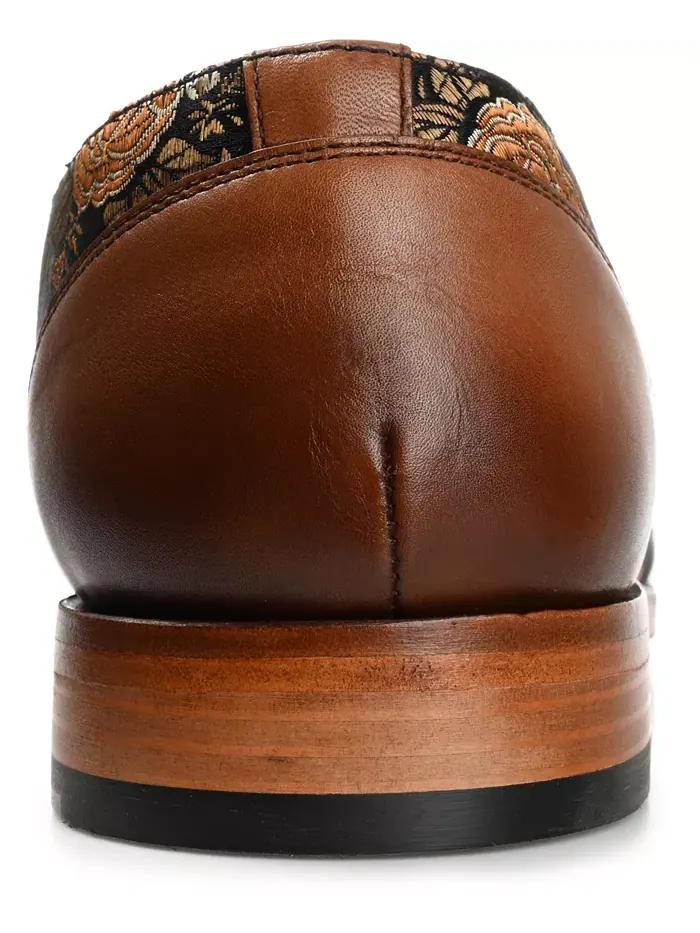 Мужские туфли Jack Handcrafted Leather, Velvet and Wool Taft — изображение 3 из 10, зеленый