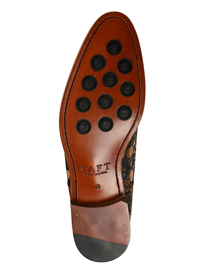 Мужские туфли Jack Handcrafted Leather, Velvet and Wool Taft — изображение 5 из 10, зеленый