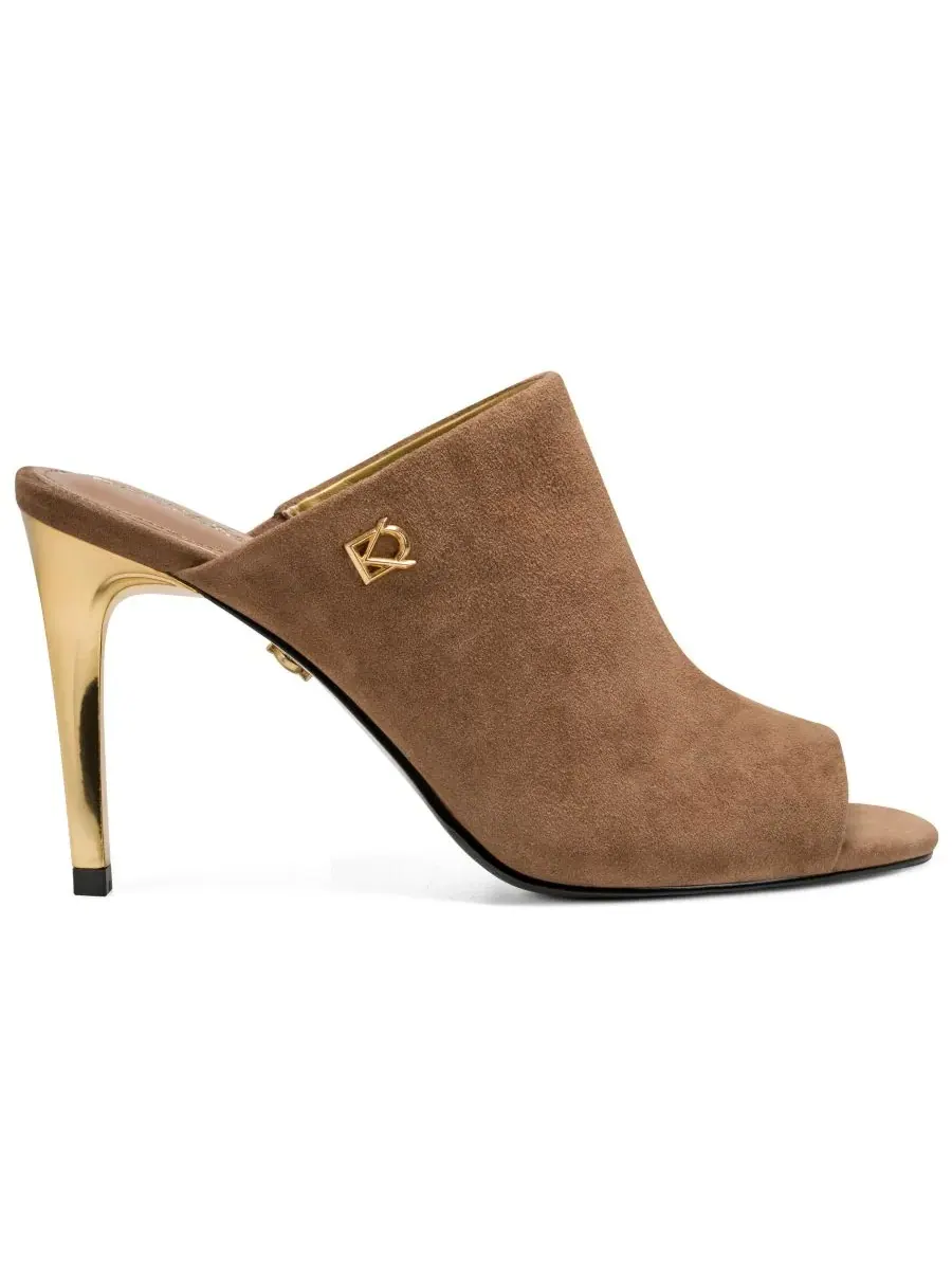 Женские босоножки на шпильке Donna Donna Karan New York — изображение 2 из 5, бежевый