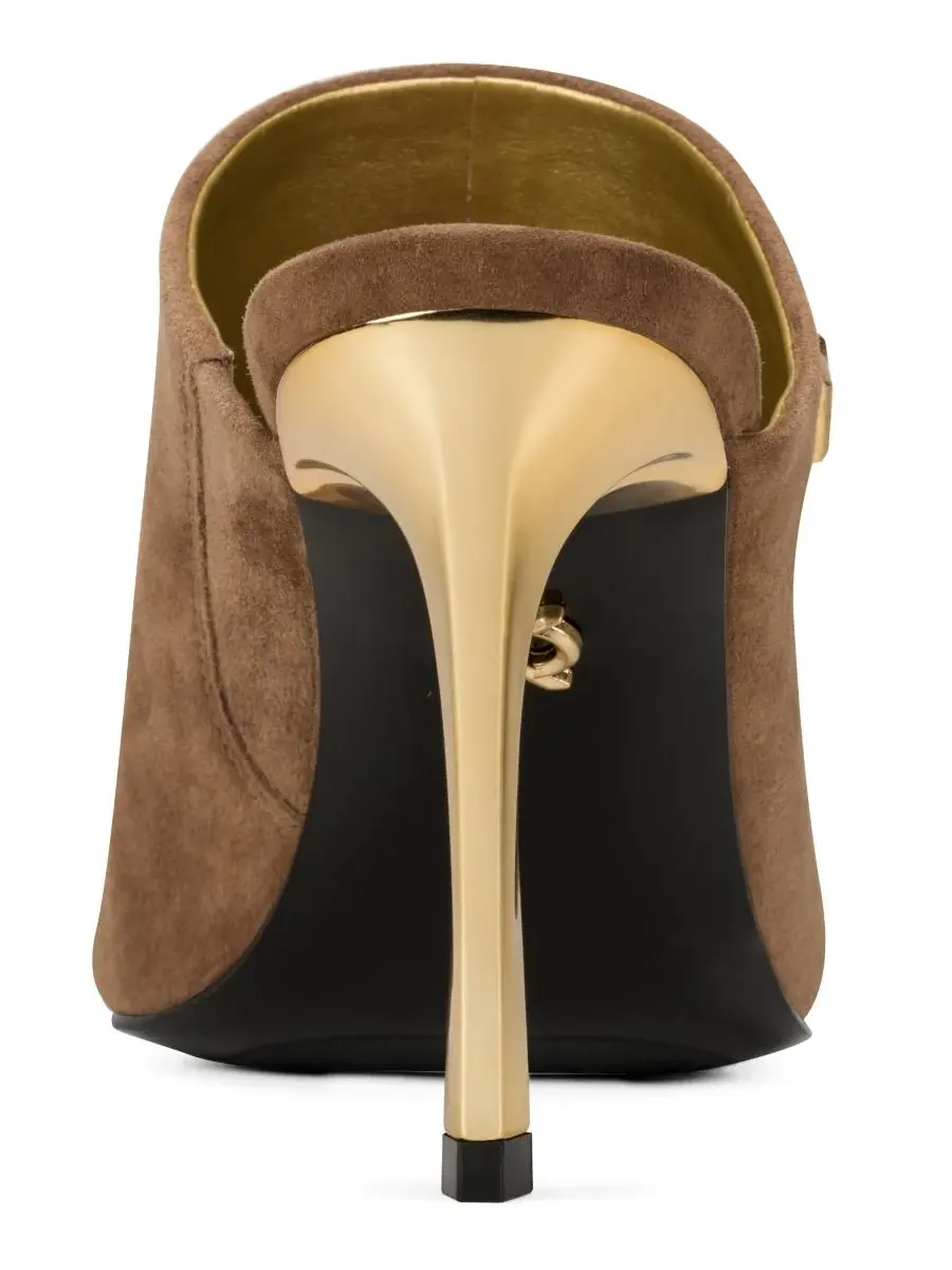 Женские босоножки на шпильке Donna Donna Karan New York — изображение 3 из 5, бежевый
