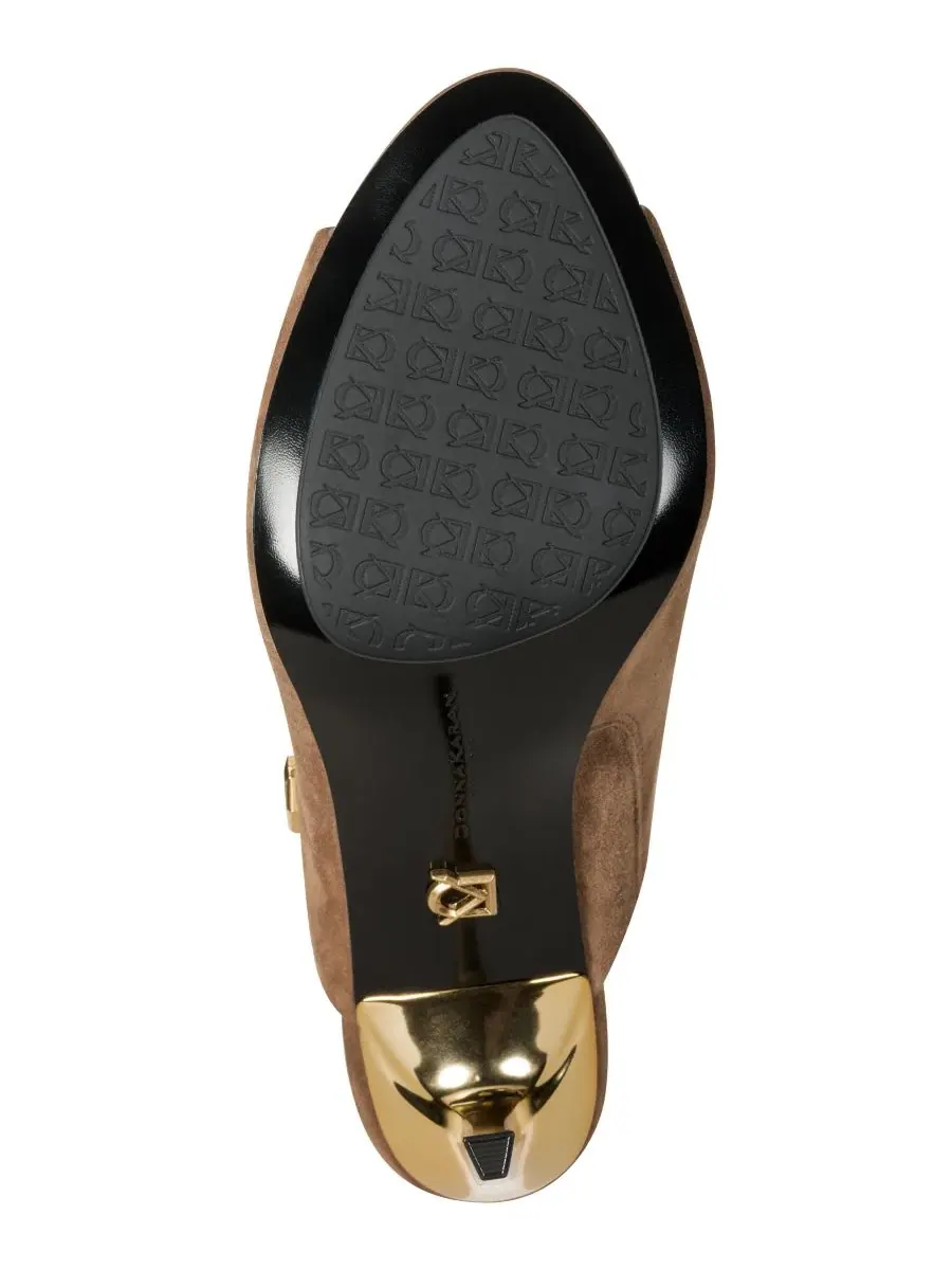 Женские босоножки на шпильке Donna Donna Karan New York — изображение 5 из 5, бежевый