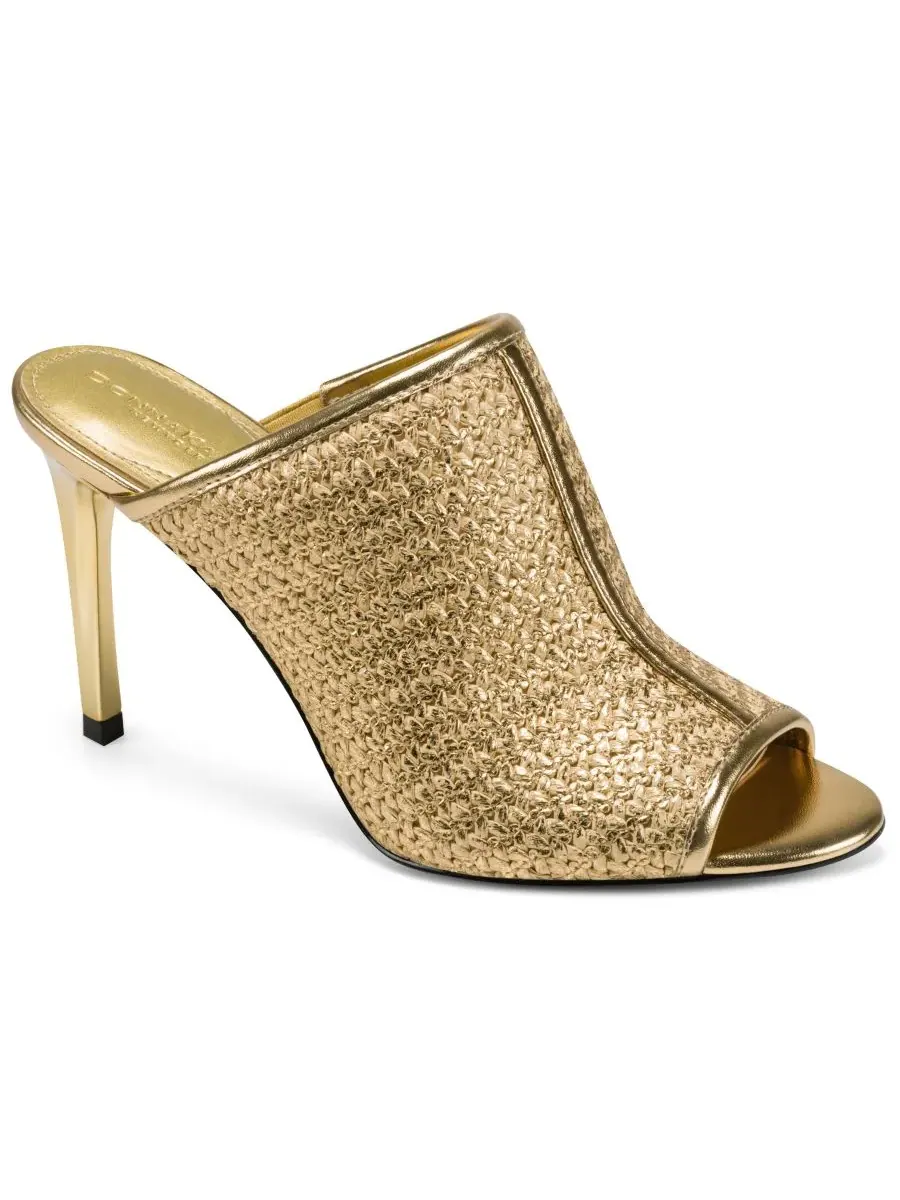 Женские босоножки на шпильке Donna Donna Karan New York — изображение 1 из 6, золото