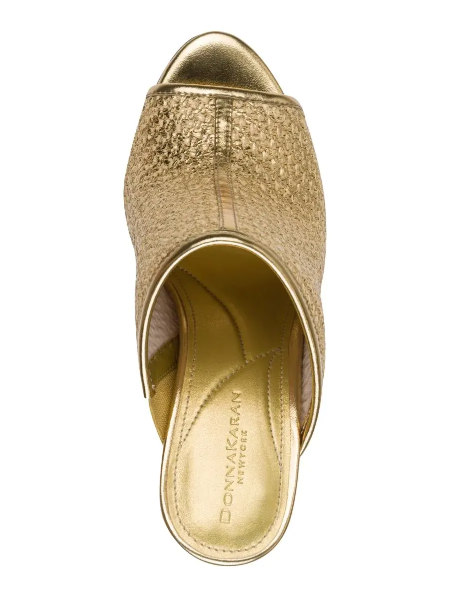 Женские босоножки на шпильке Donna Donna Karan New York — изображение 4 из 6, золото