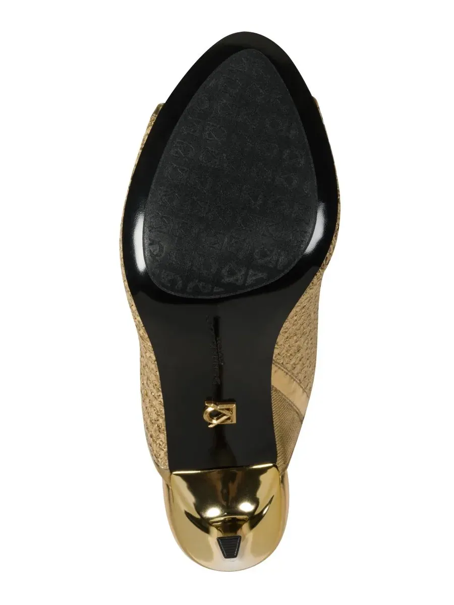 Женские босоножки на шпильке Donna Donna Karan New York — изображение 5 из 6, золото