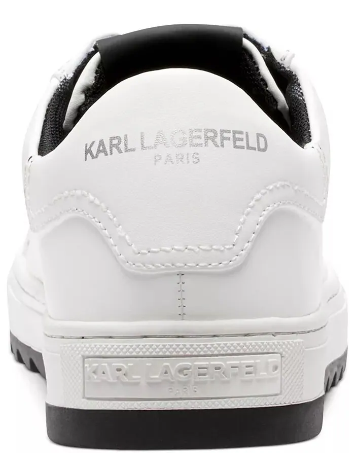 Мужские теннисные кроссовки Karl Lagerfeld из гладкой кожи KARL LAGERFELD PARIS — изображение 4 из 5, белый