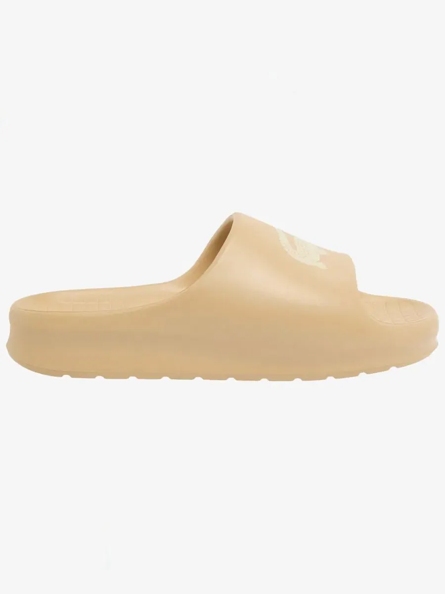 Мужские шлепанцы Serve 2.0 Chunky Slip-On Slides Lacoste — изображение 2 из 17, бежевый/бежевый