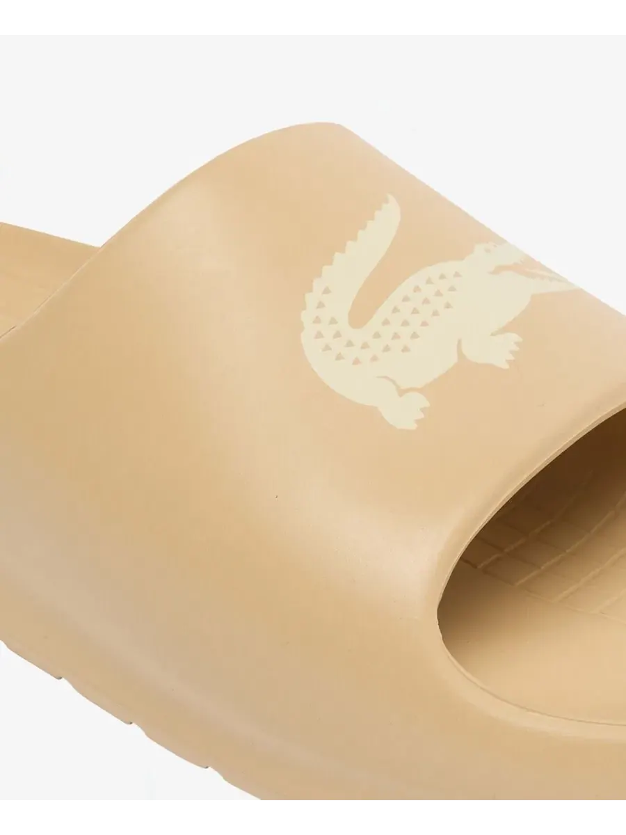 Мужские шлепанцы Serve 2.0 Chunky Slip-On Slides Lacoste — изображение 6 из 17, бежевый/бежевый