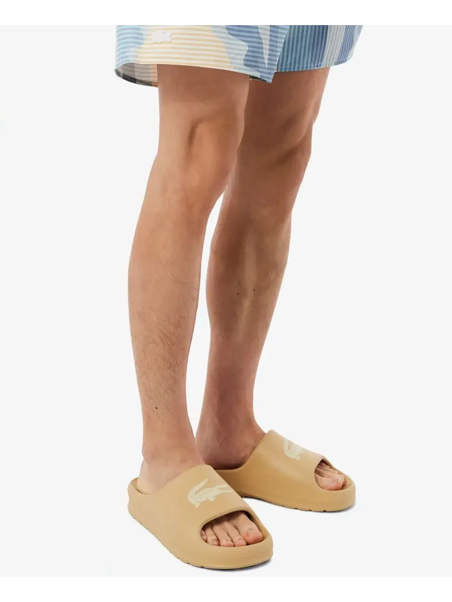 Мужские шлепанцы Serve 2.0 Chunky Slip-On Slides Lacoste — изображение 8 из 17, бежевый/бежевый