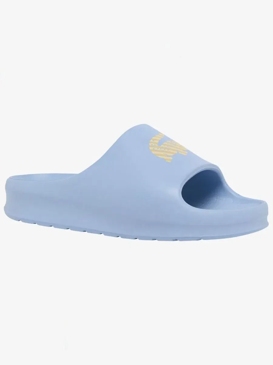 Мужские шлепанцы Serve 2.0 Chunky Slip-On Slides Lacoste — изображение 1 из 9, светлый синий