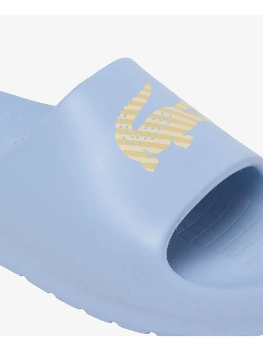 Мужские шлепанцы Serve 2.0 Chunky Slip-On Slides Lacoste — изображение 9 из 9, светлый синий