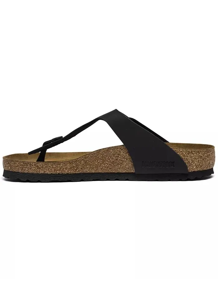 Женские сандалии Gizeh Birko-Flor от Finish Line Birkenstock — изображение 5 из 6, черный