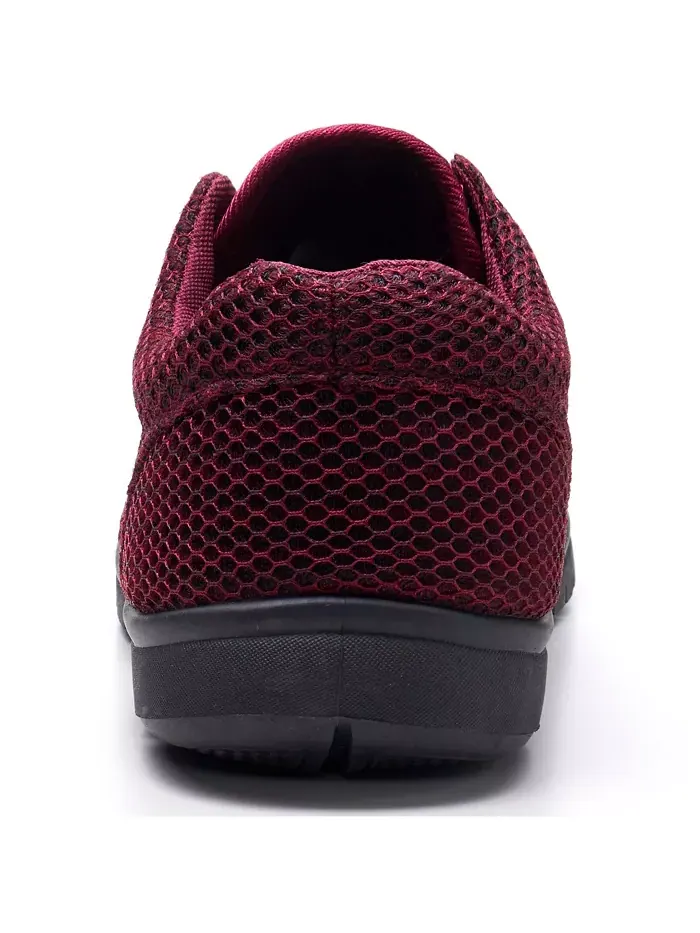 Мужские кроссовки Kilian Mesh Casual Shoes. Женские легкие кроссовки Trainer Alpine Swiss — изображение 5 из 7, бордовый