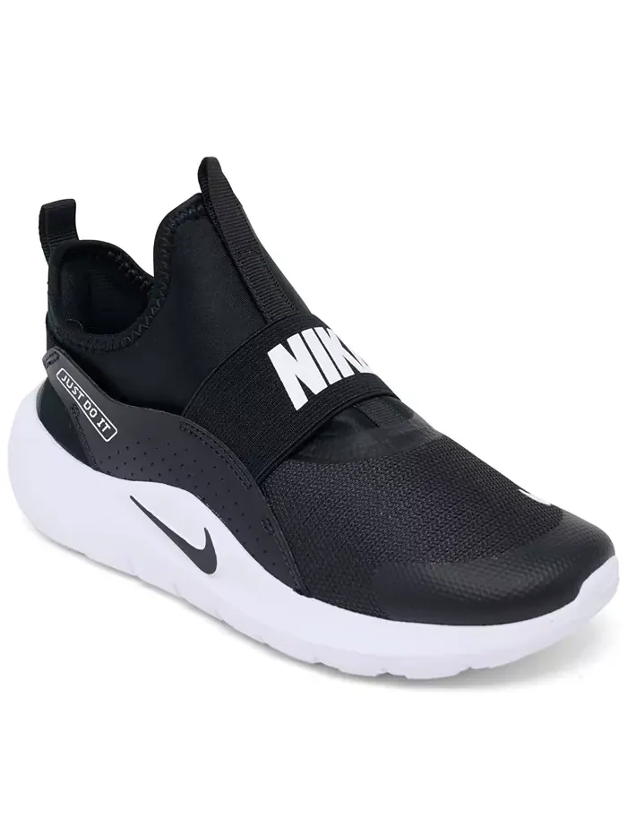 Детские беговые кроссовки Flex Runner 4 Slip-On от Finish Line Nike — изображение 1 из 6, черный