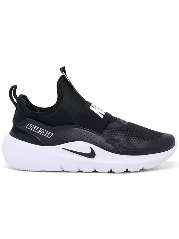 Детские беговые кроссовки Flex Runner 4 Slip-On от Finish Line Nike — изображение 2 из 6, черный