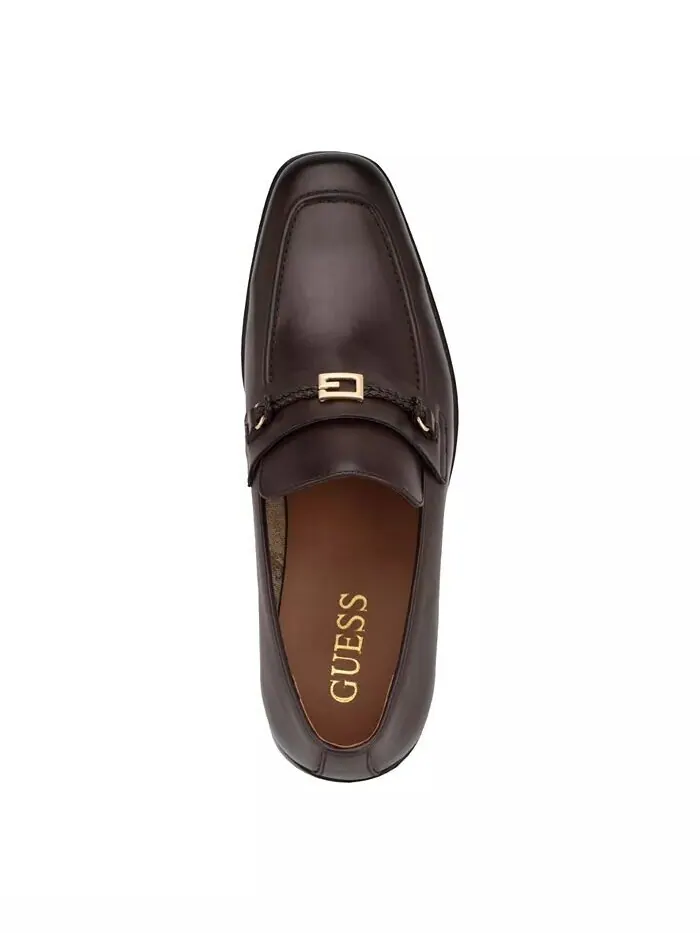 Мужские лоферы без шнуровки с квадратным носком Hare GUESS — изображение 8 из 9, черный