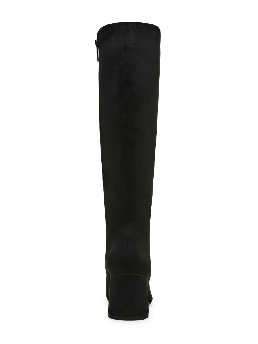 Женские сапоги Lory Block Heel Tall с квадратным мысом Anne Klein — изображение 4 из 9, черный