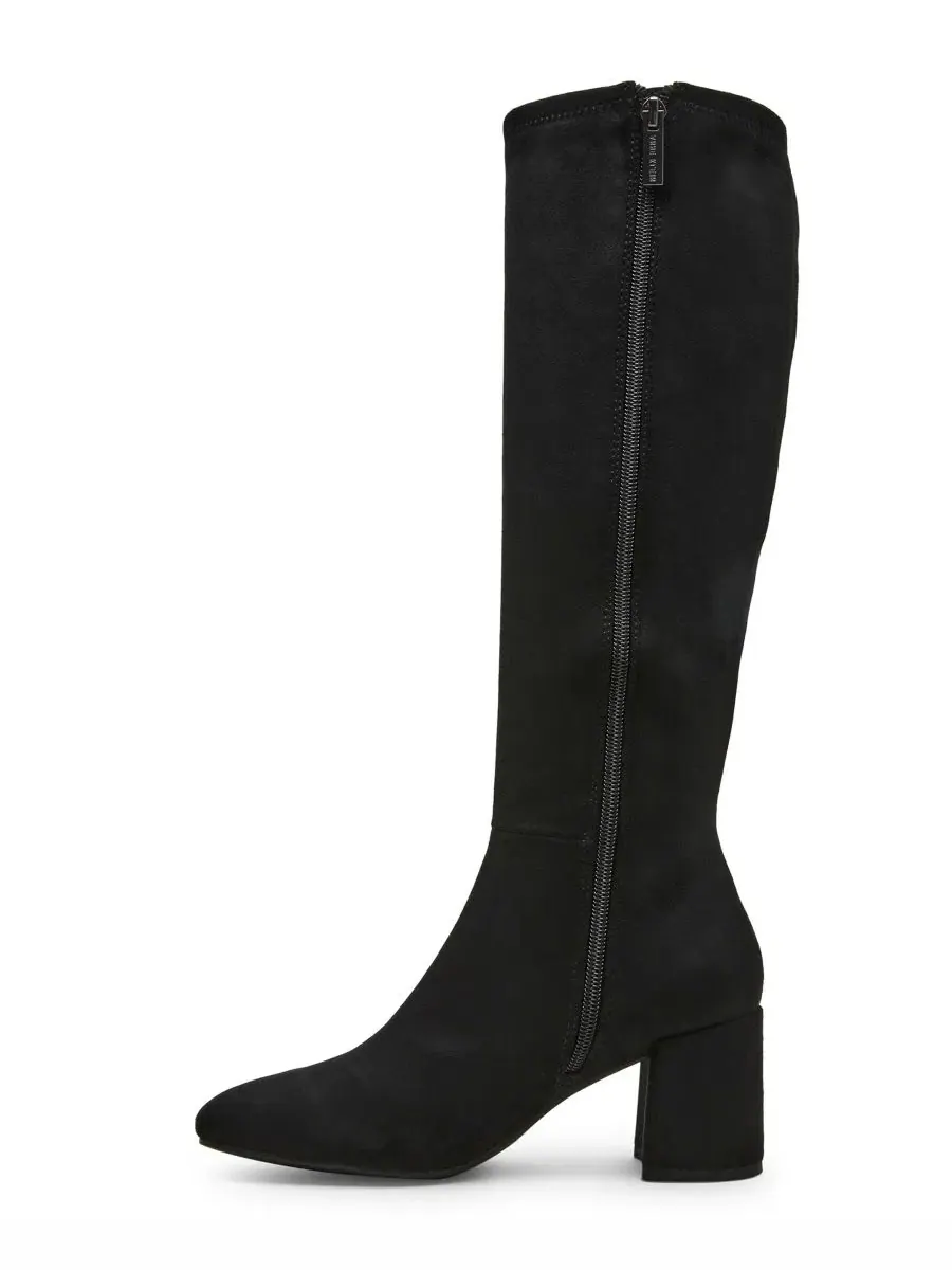 Женские сапоги Lory Block Heel Tall с квадратным мысом Anne Klein — изображение 7 из 9, черный