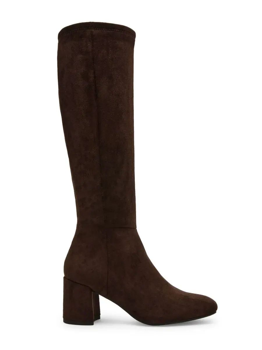 Ботинки Lory Block Heel Tall с квадратным носком Anne Klein — изображение 2 из 9, коричневый