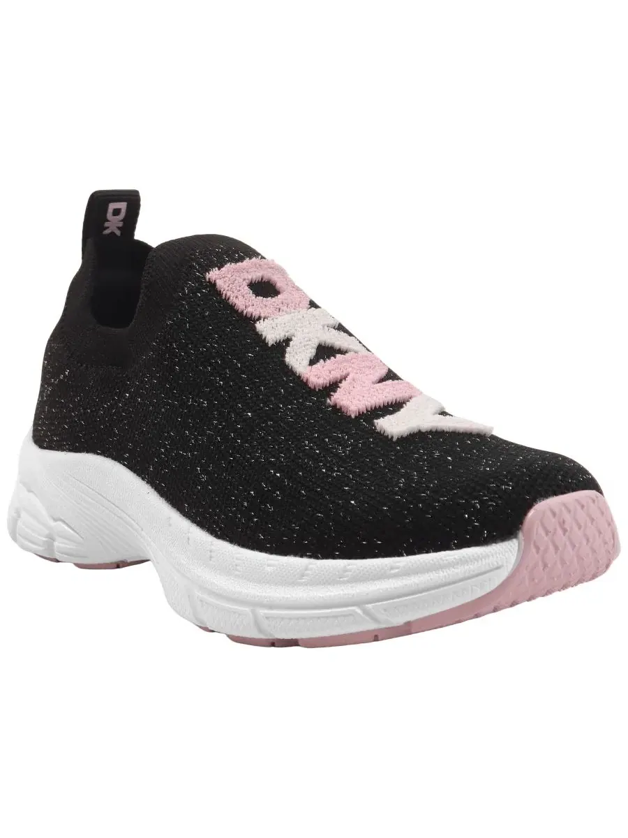 Кроссовки на шнуровке Nur Slip-On Athletic Sneakers DKNY — изображение 1 из 5, черный