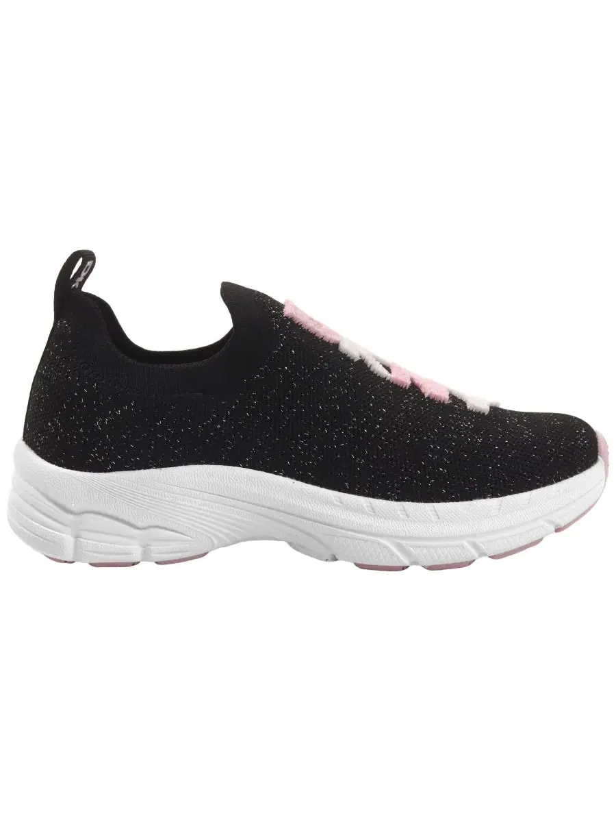 Кроссовки на шнуровке Nur Slip-On Athletic Sneakers DKNY — изображение 2 из 5, черный