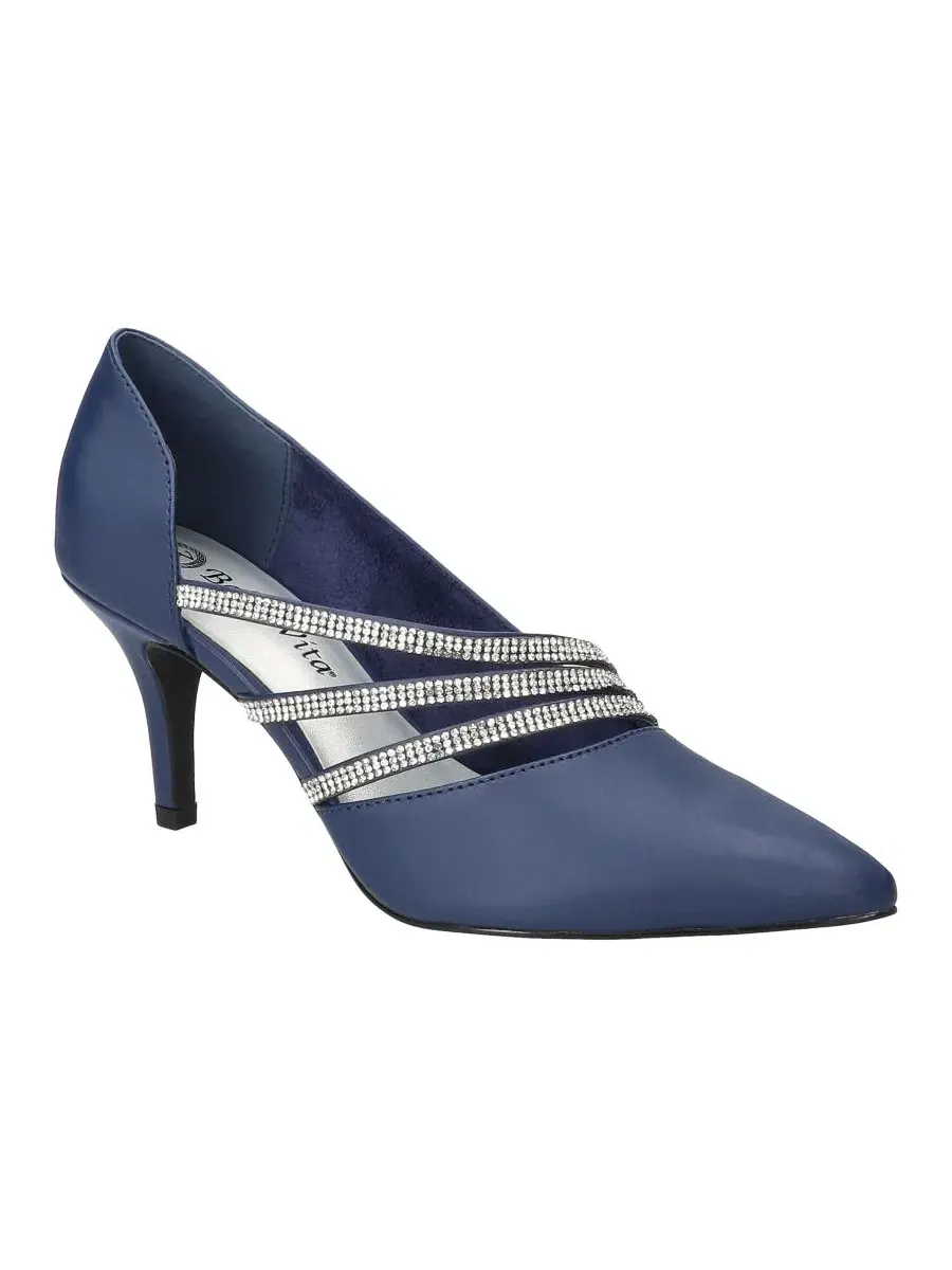 Туфли-лодочки Azalea Slip-On Pumps Bella Vita — изображение 1 из 6, темно-синий