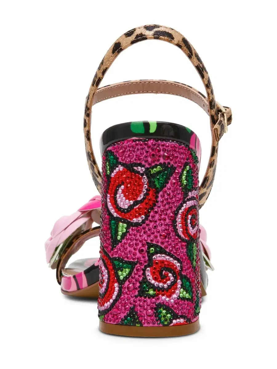 Босоножки на каблуке с открытым носком Haddley Betsey Johnson — изображение 3 из 5, мульти