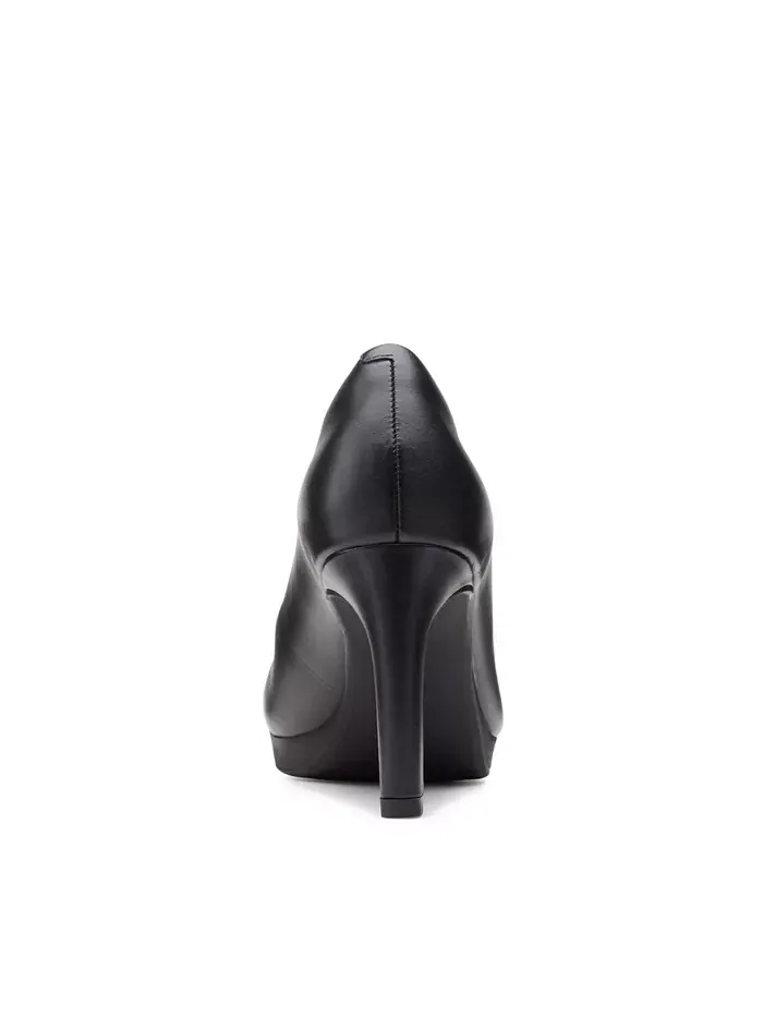 Туфли женские Clarks Ambyr Joy, на высоком каблуке — изображение 6 из 7, черный