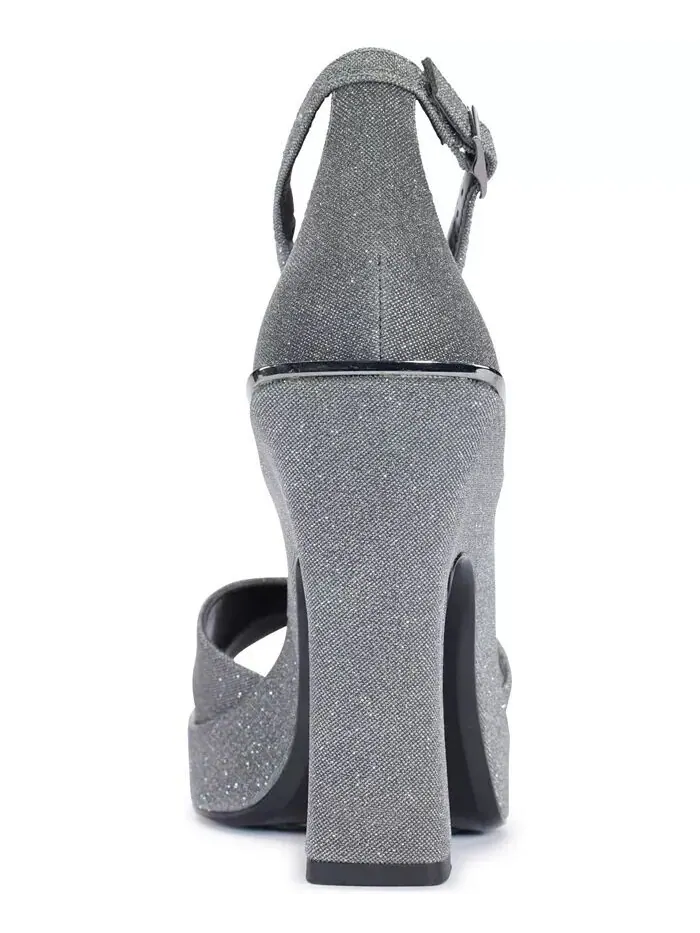 Женские босоножки Linda Strappy Square-Toe DKNY — изображение 4 из 6, серый