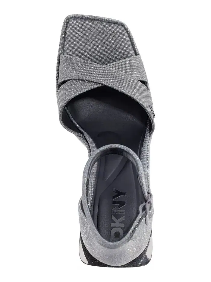 Женские босоножки Linda Strappy Square-Toe DKNY — изображение 5 из 6, серый