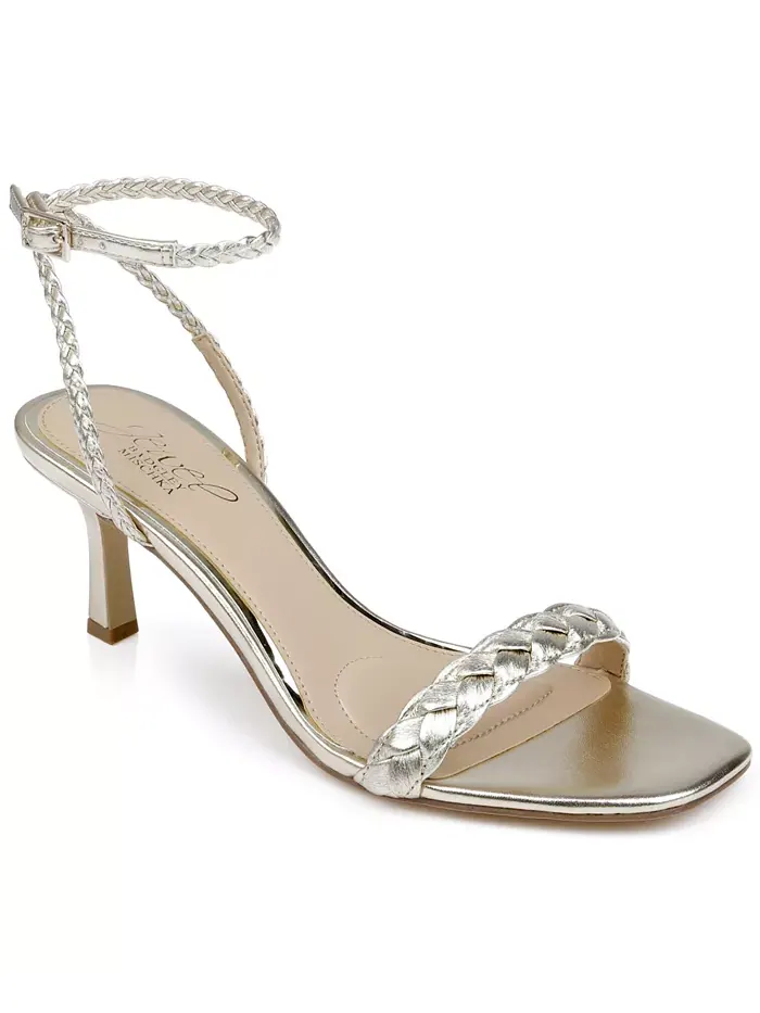 Женские сандалии на шпильке Nyx Stiletto Jewel Badgley Mischka — изображение 1 из 5, золотистый