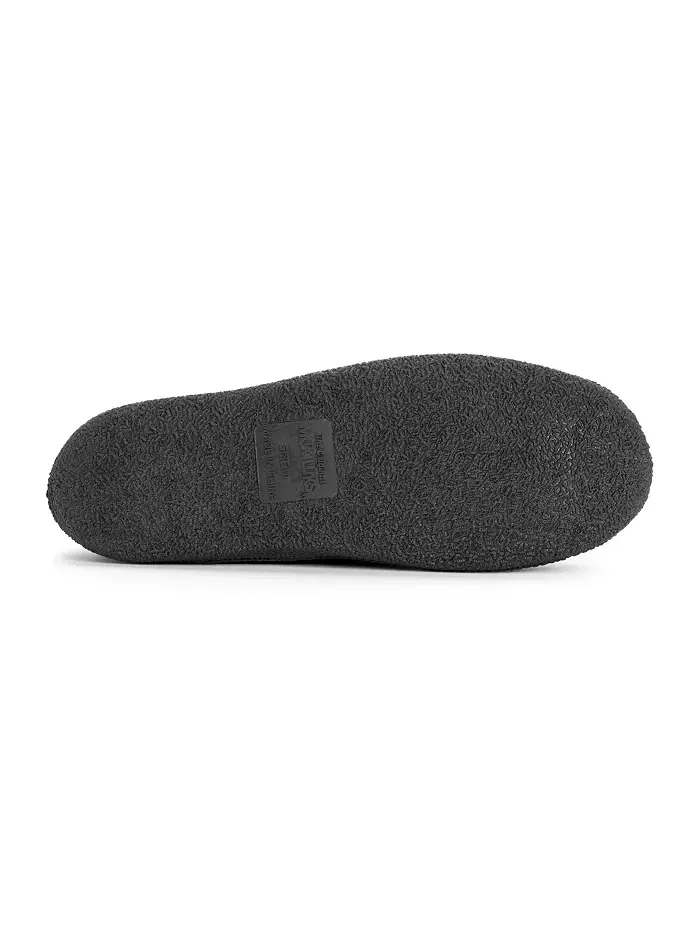 Мужские кожаные тапочки Talan Slipper, черные, размер 9 MUK LUKS — изображение 4 из 5, черный