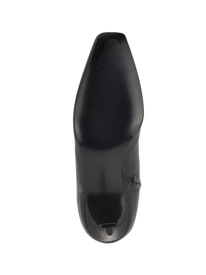 Женские сапоги Caddy с широким голенищем на низком каблуке Kitten Heel Nine West — изображение 5 из 5, черный