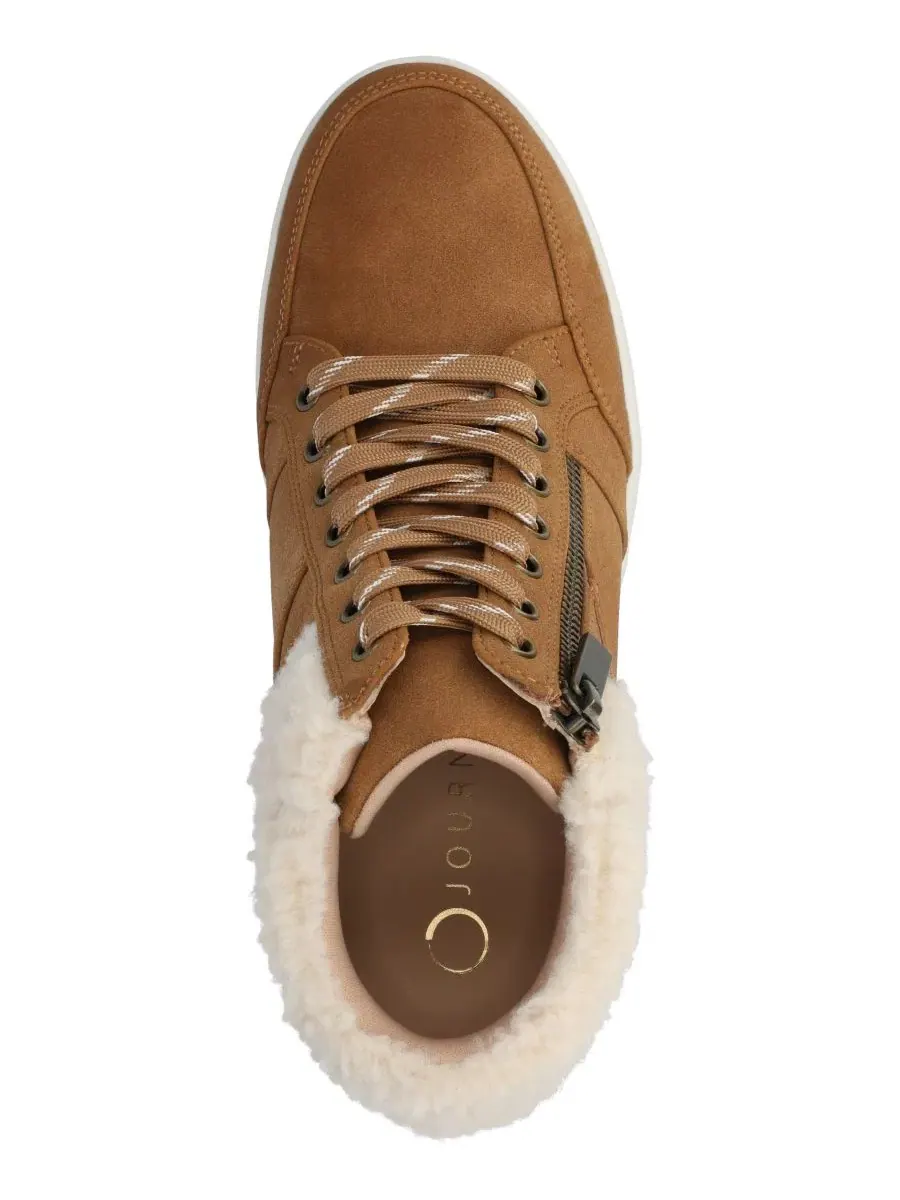 Женские кроссовки Clarity Wedge на шнуровке Journee Collection — изображение 4 из 6, коричневый