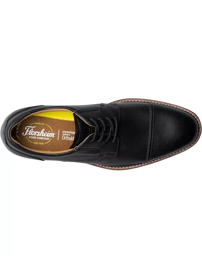 Мужские оксфорды Traveler с отделкой на мыске Florsheim — изображение 7 из 8, черный