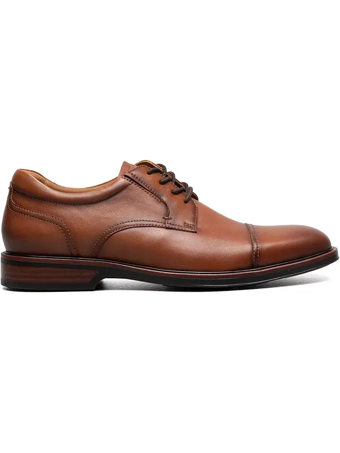 Мужские оксфорды Traveler с отделкой на мыске Florsheim — изображение 2 из 8, коричневый