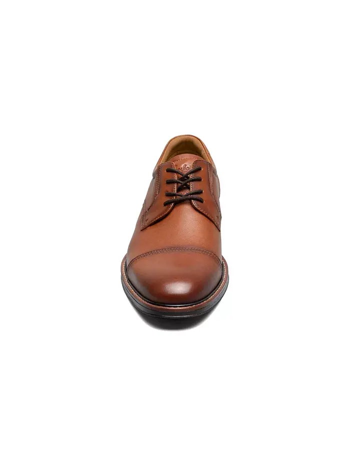 Мужские оксфорды Traveler с отделкой на мыске Florsheim — изображение 3 из 8, коричневый