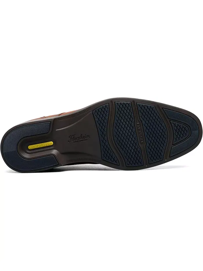 Мужские оксфорды Traveler с отделкой на мыске Florsheim — изображение 4 из 8, коричневый