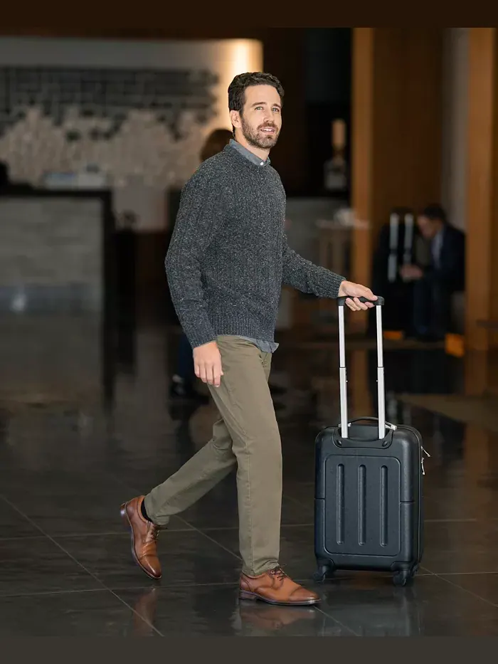 Мужские оксфорды Traveler с отделкой на мыске Florsheim — изображение 8 из 8, коричневый