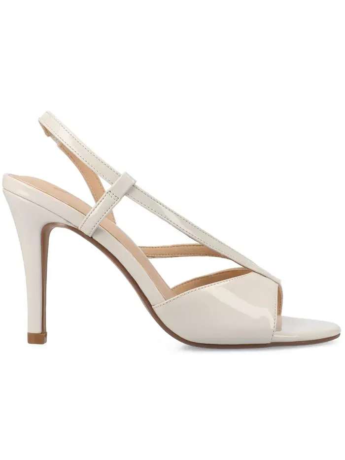 Женские сандалии Varra Crossover Strap Dress Journee Collection — изображение 2 из 6, коричневый/бежевый