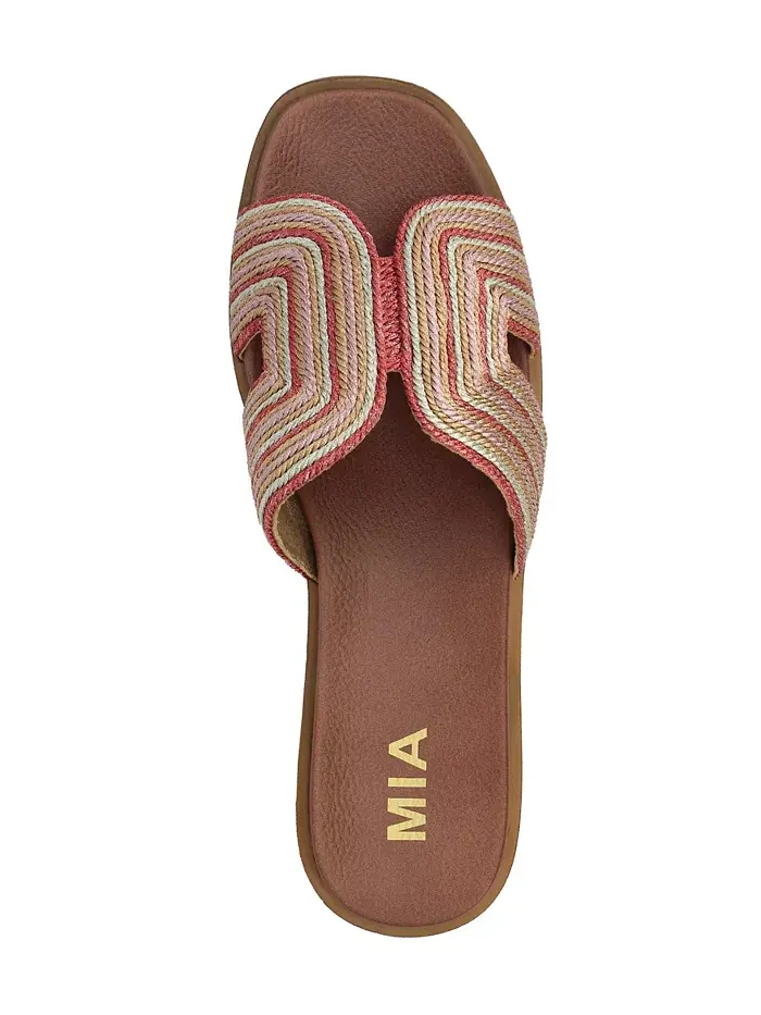 Женские сандалии Dia Flat MIA — изображение 4 из 5, красный мульти