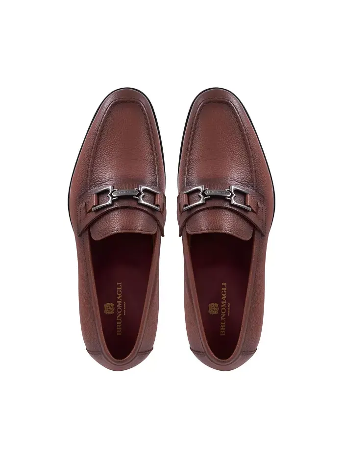 Мужские лоферы Roberto Slip On Bruno Magli — изображение 5 из 6, коричневый